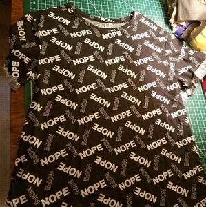 Hybrid NOPE Black/White Rolled Short Sleeve